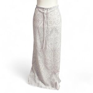 Venezia Jeans Paisley Maxi Skirt Plus Size 22/24 Boho Y2K